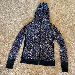 Lululemon leopard print scuba hoodie